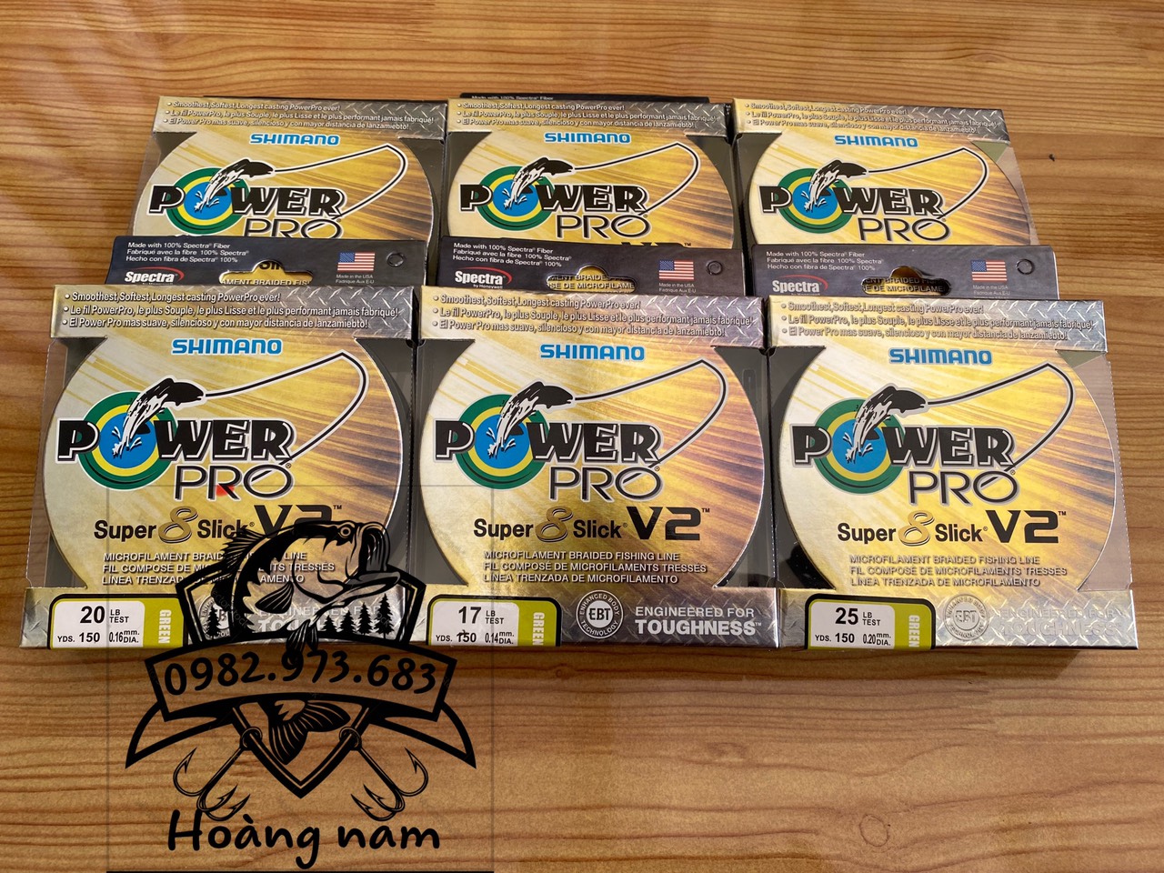Dù siêu bền câu cá x8 shimano v2 power pro