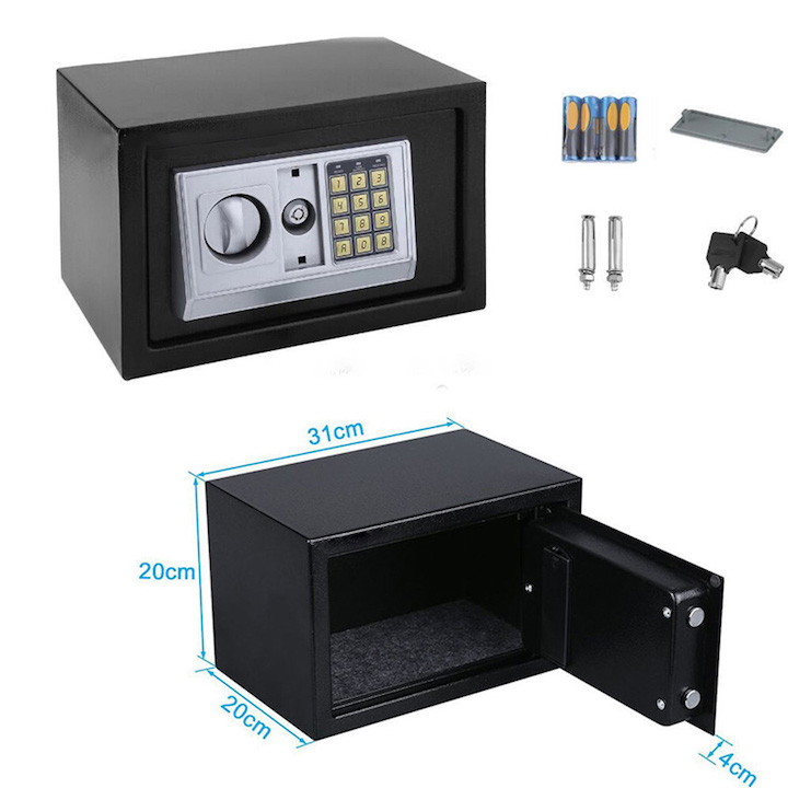 [HCM]Két sắt mini điện tử tiết kiệm 31x20x20cm