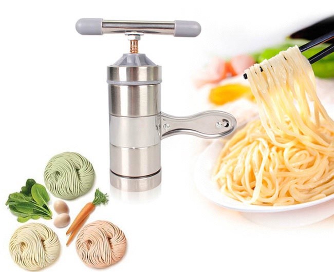 Dụng cụ làm bún mì tươi 5 đầu inox cao cấp - mi - 1477