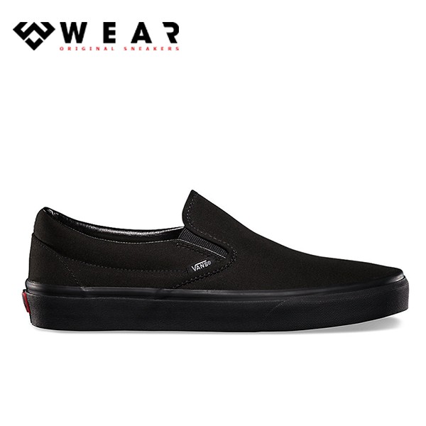 Giày sneaker unisex vans classic slip-on all black - vn000eyebka