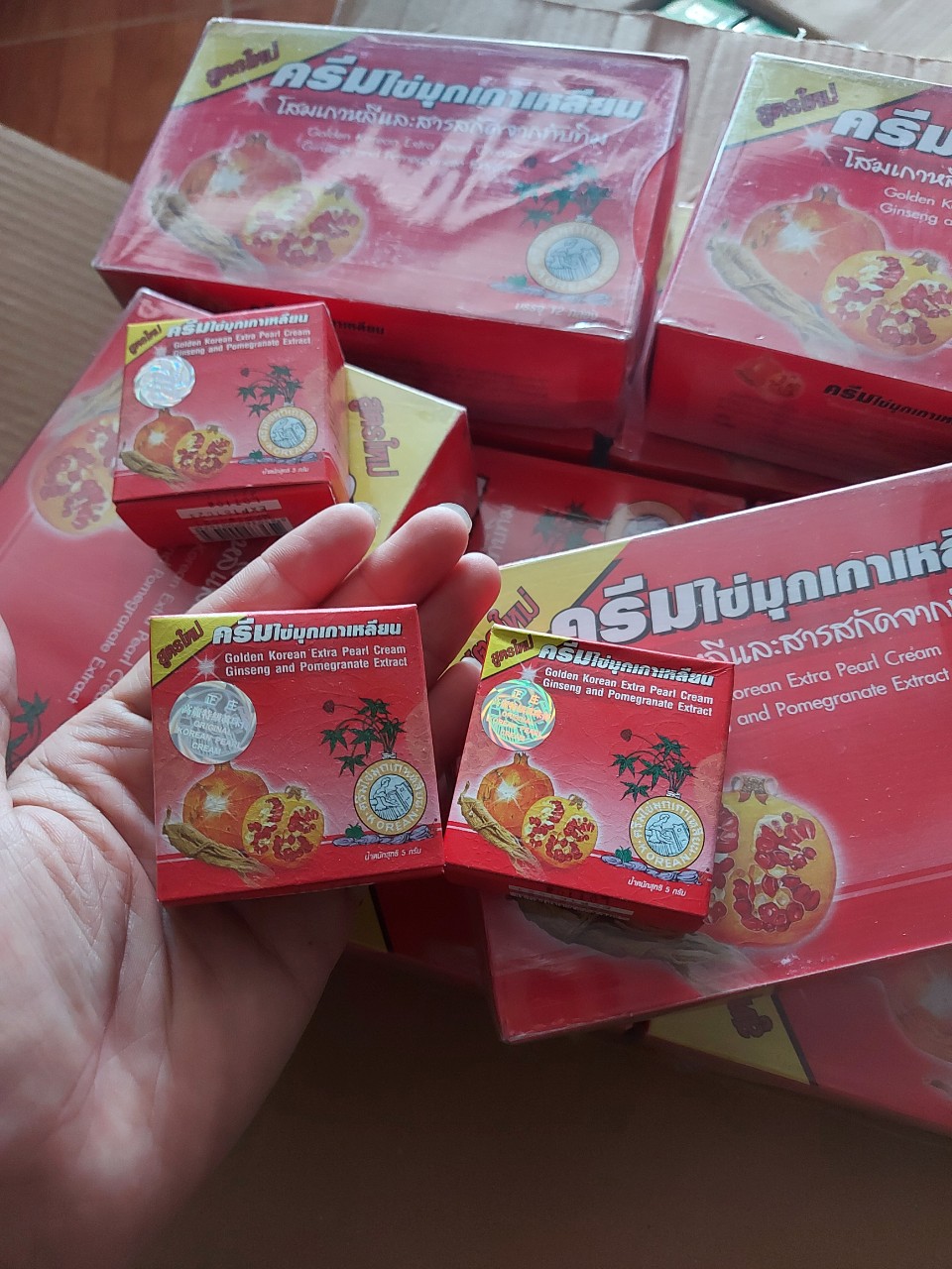 Kem sâm lựu đỏ loại 1