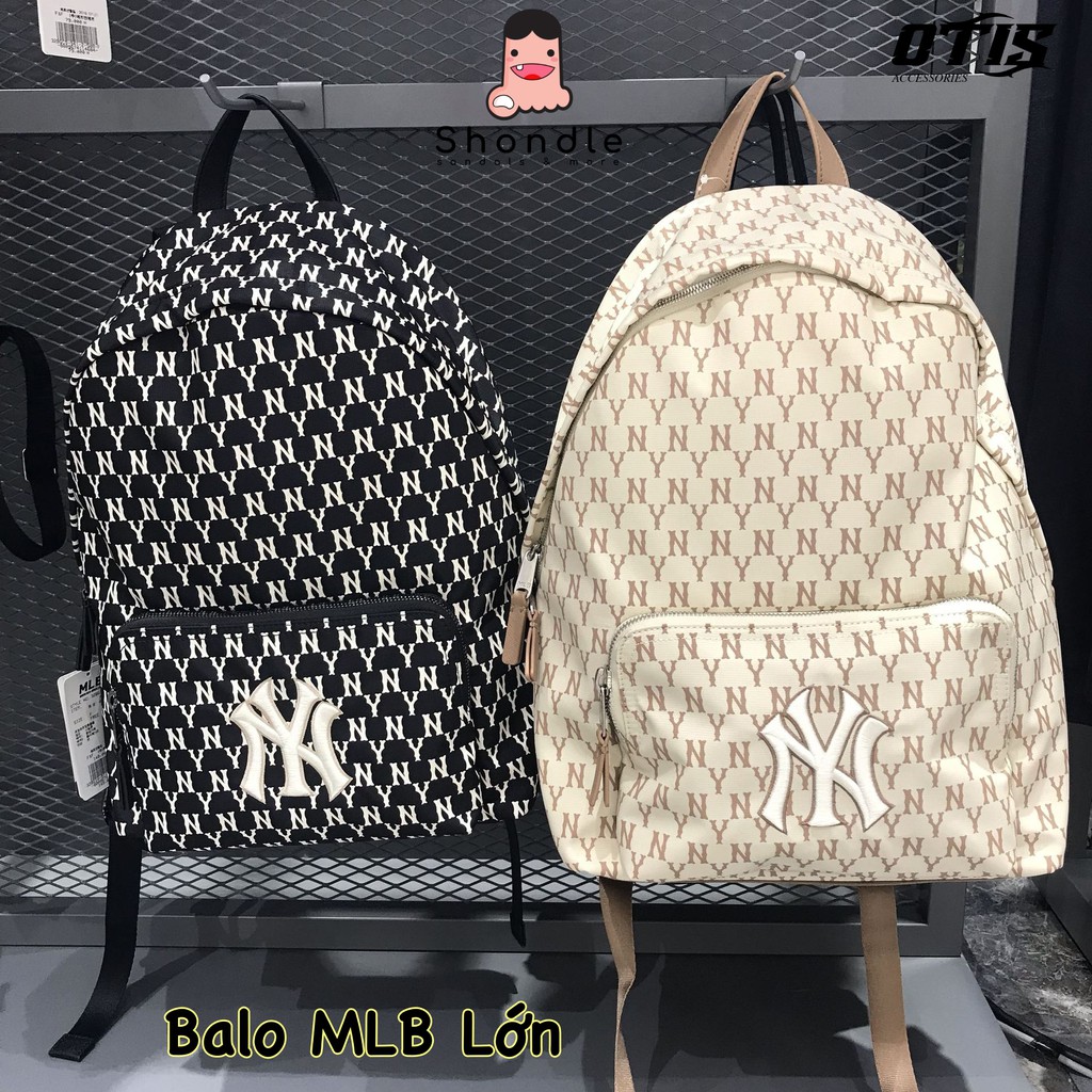 Balo MLB Diamond Monogram Jacquard Academy Bag New York Yankees Black   7ACRMD13N50BKS   Chính hãng