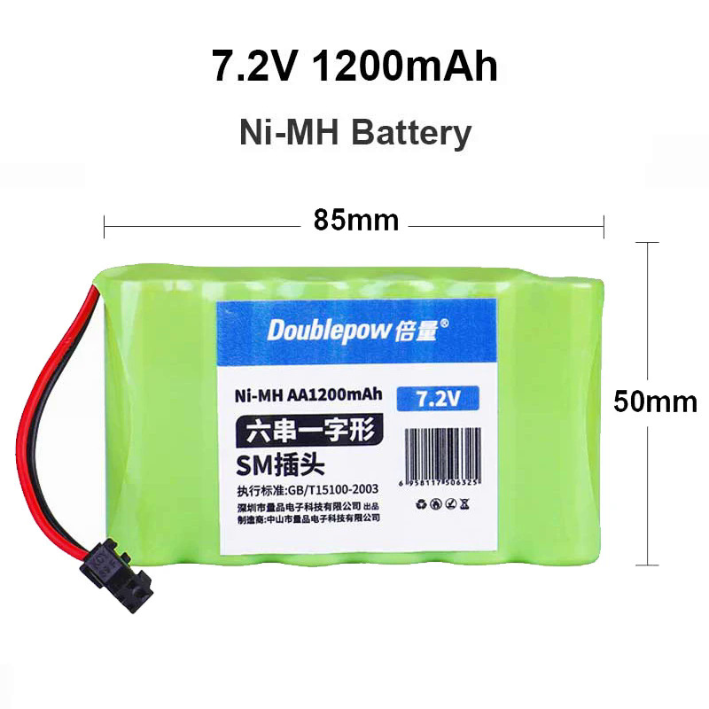 7.2 V 1200mAh có thể sạc lại Ni-Mh AA pin cho điều khiển từ xa đồ chơi điện thuyền xe tải 7.2 V 1200mAh nâng cấp AA NiMH Pin
