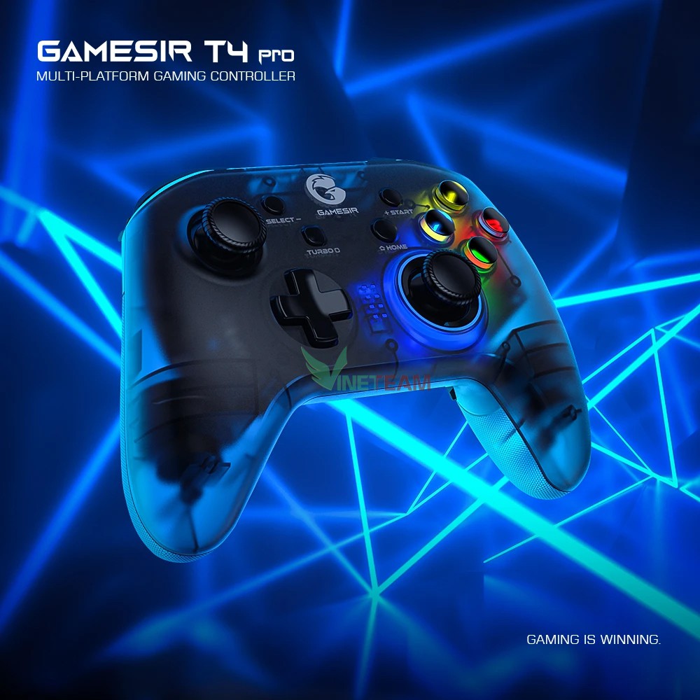 Gamesir T4 Pro - tay cầm chơi game không dây 5in1 hỗ trợ Switch/ PC/ Android/ iOS/ Macbook