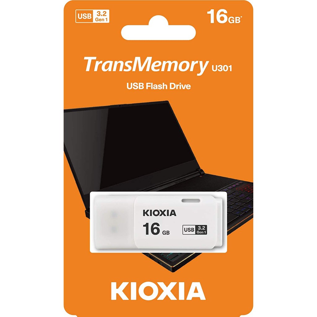 USB Kioxia 16GB 3.2 Gen 1 U301 Màu trắng