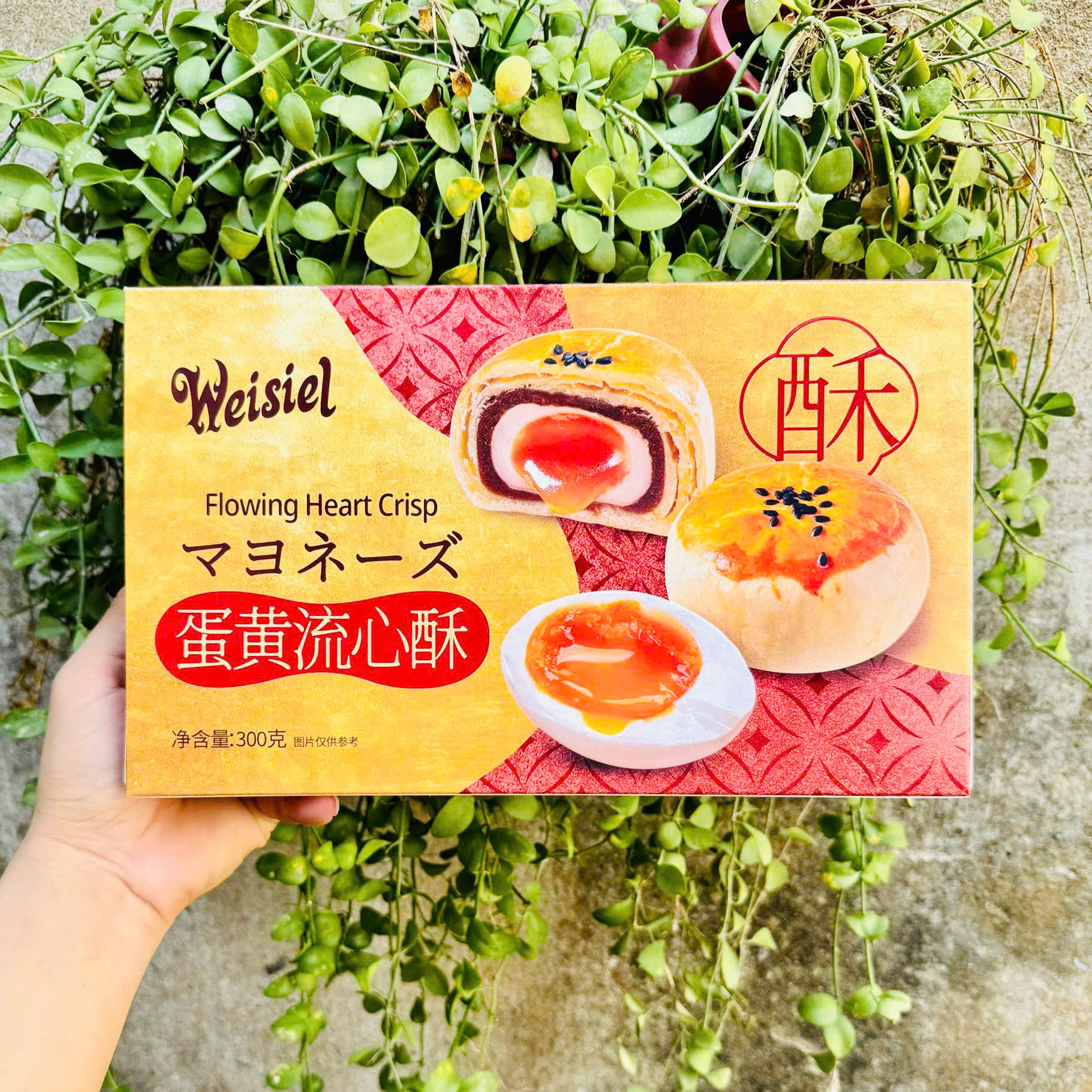 Bánh Trứng Chảy Weisiel [ VỊ TRỨNG CHẢYị ] [ Hộp 300gr (6 Chiếc) ]