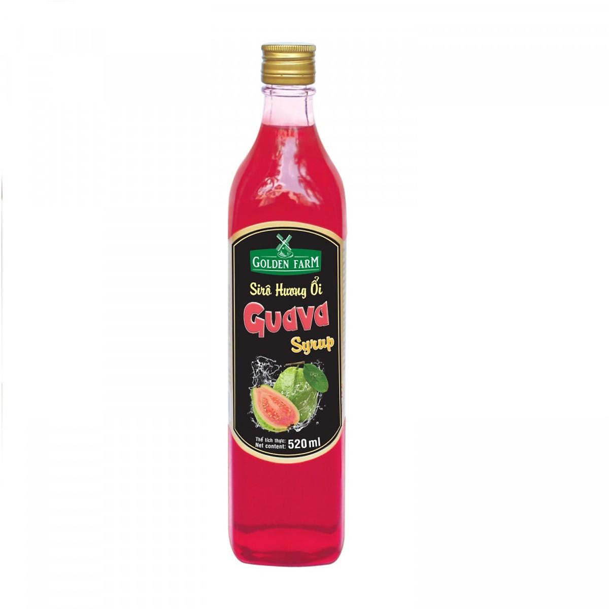 Siro Golden Farm hương ổi Chai 520ml - Gia store