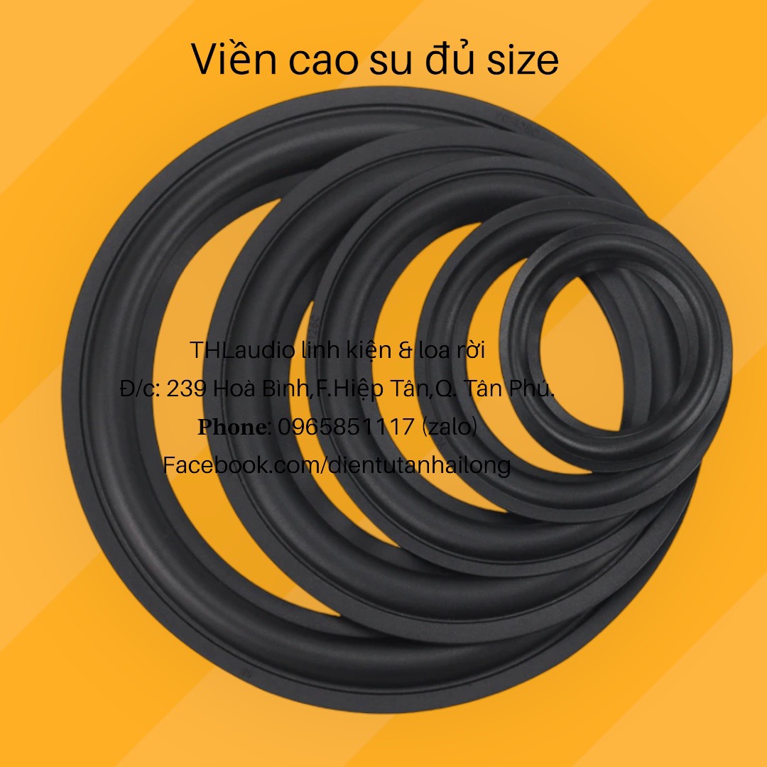 Viền Cao Su loa các loại
