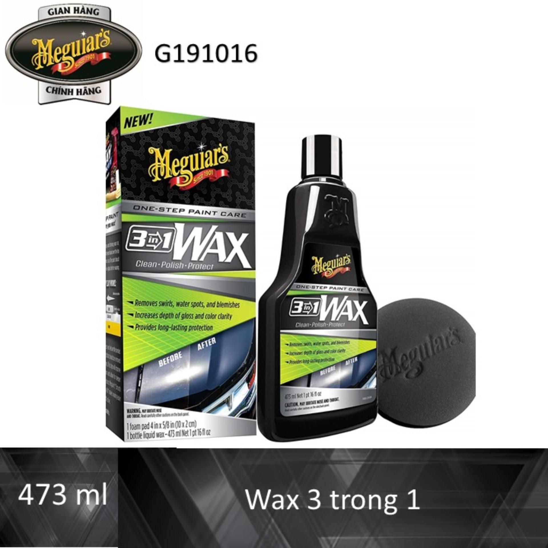 Meguiar's Wax 3 trong 1, 473 ml G191016