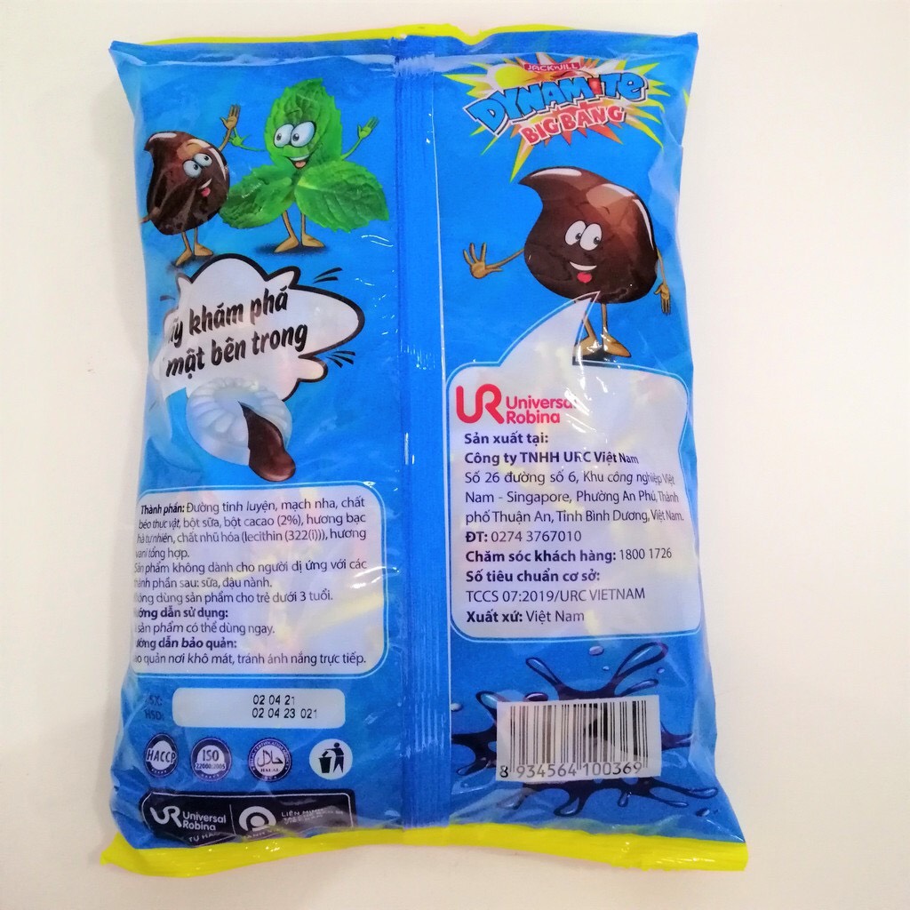 Kẹo Dynamite BigBang Hương Bạc Hà Nhân Sôcôla