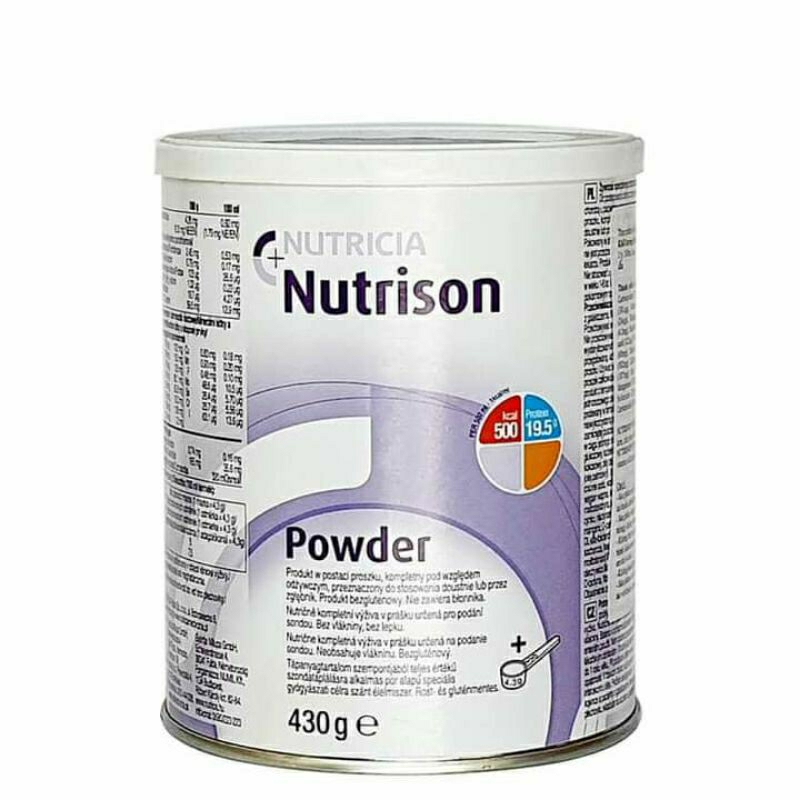 [date mới] Nutrison Powder Hãng Nutricia dinh dưỡng cho người tiêu hóa kém khó hớp thu cần phục hổi hồi hộp 430g