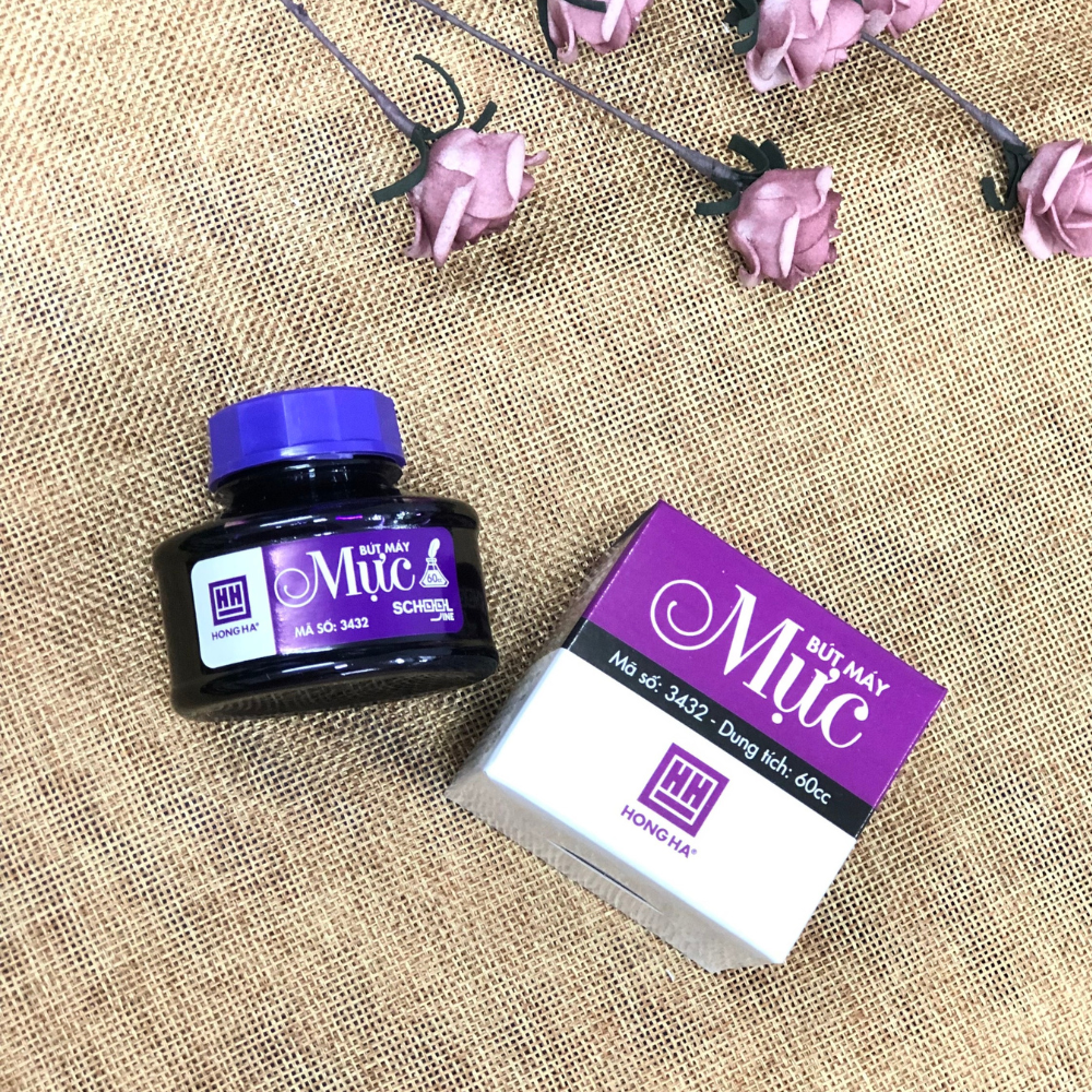Hộp mực tím 60ml hồng hà 3432