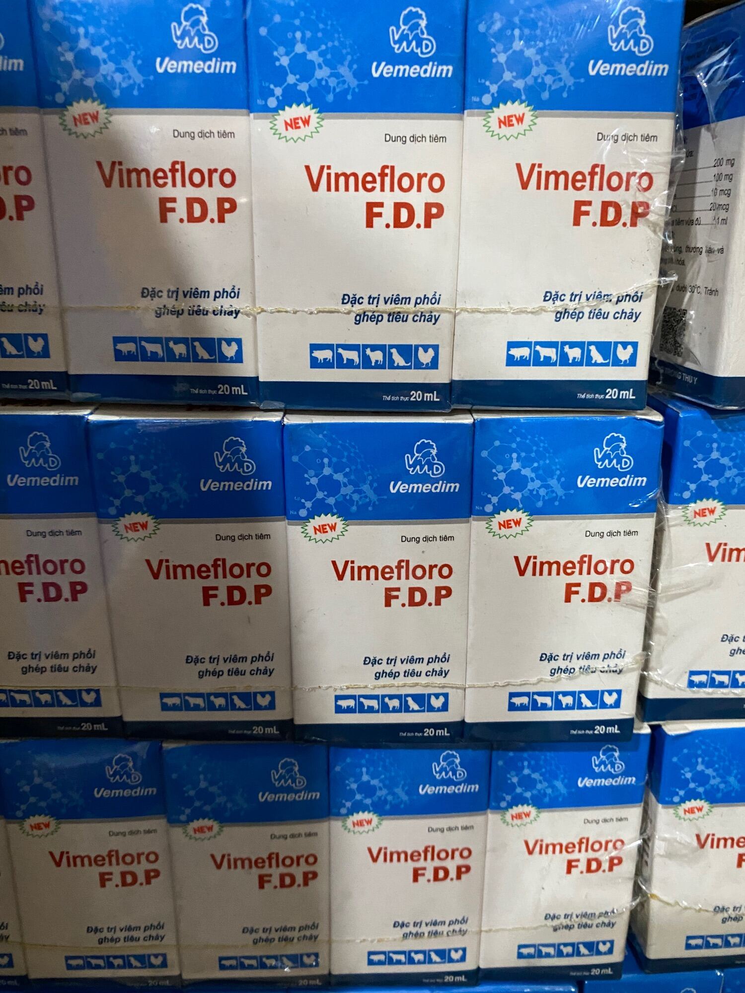 VIMEFLORO FDP (new) Đặc tri đường hô hấp cấp tính gà đá, vật nuôi