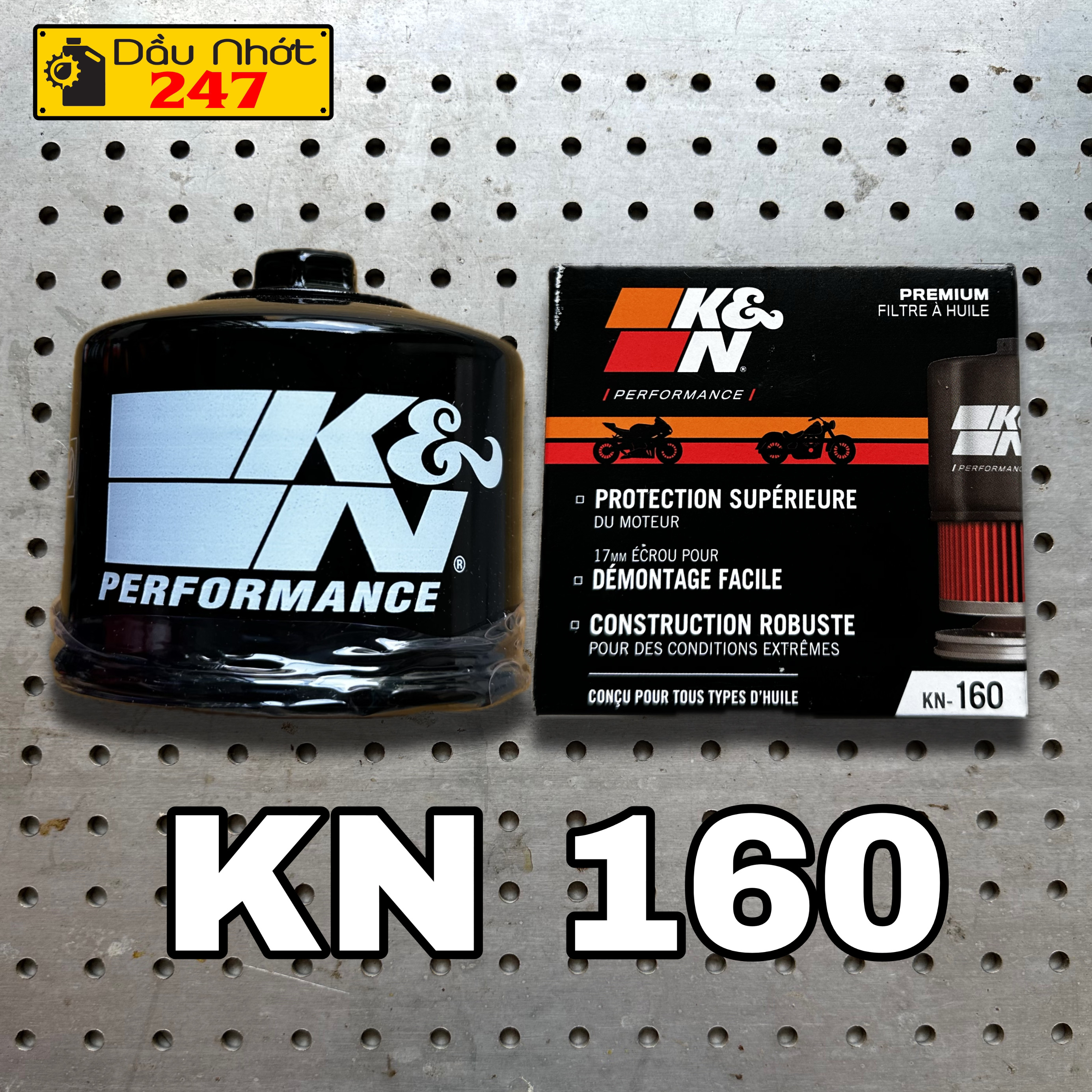 Lọc nhớt K&N KN 160 (KN 160) cho xe BMW Motorrad