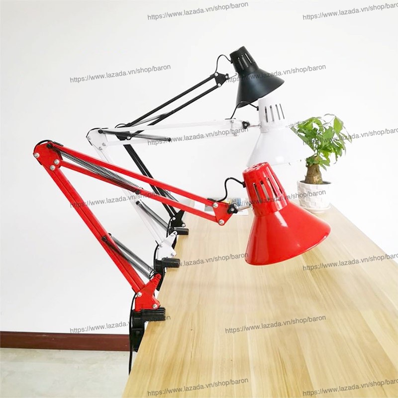 [Màu Đen] Đèn kẹp bàn Pixar MT833B chất liệu cao cấp thiết kế tinh tế đẹp mắt làm điểm nhấn cho gian phòng + Tặng Bóng Led Sáng Trắng