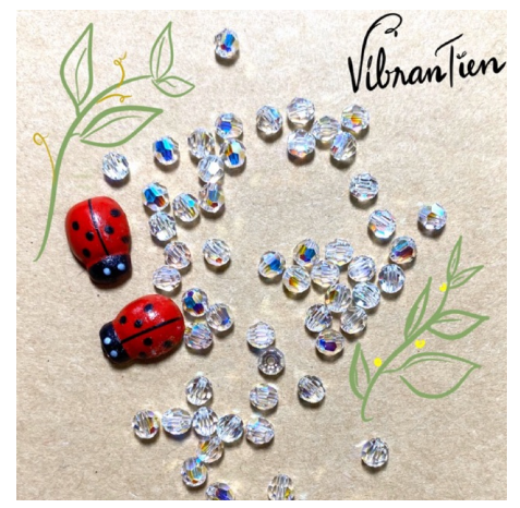 Pha lê Swarovski Áo loại tròn giác lớn 4mm