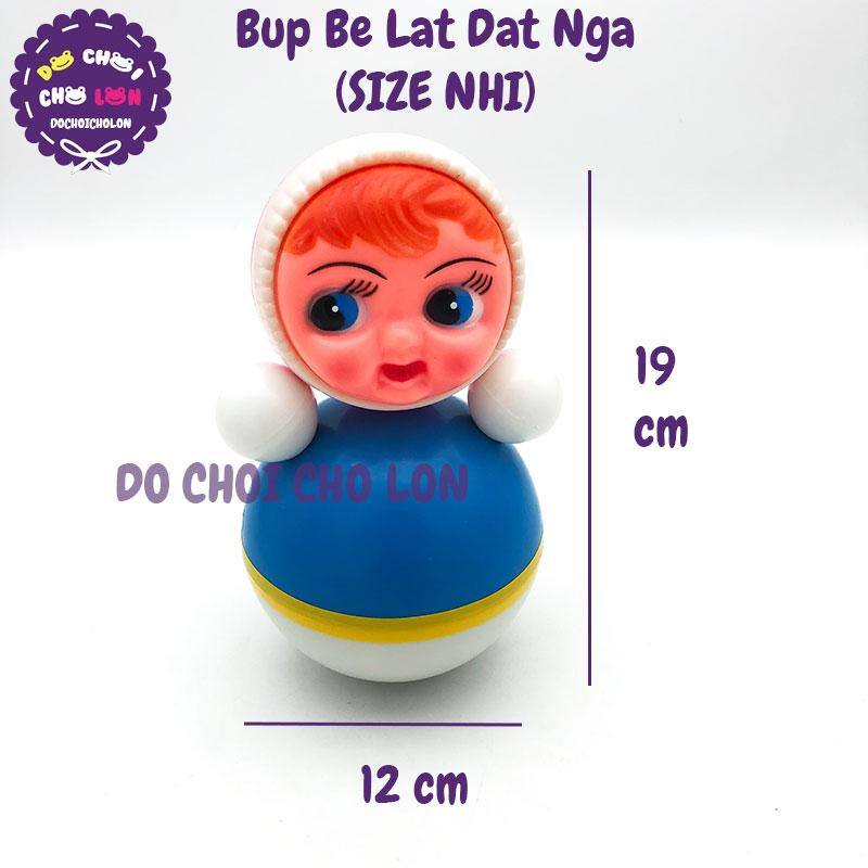 Đồ chơi búp bê lật đật Nga Size Nhí  bằng nhựa 19x12 cm