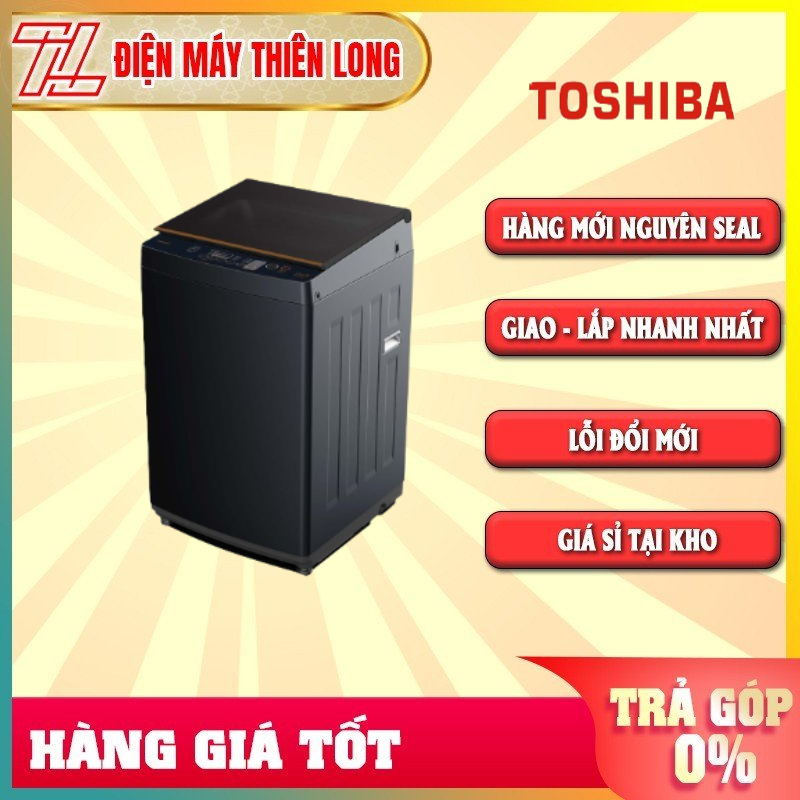 Máy giặt Toshiba 10 kg AW-M1100JV(MK) - Thiết kế sang trọng với vỏ máy kim loại Nắp kính cường lực b