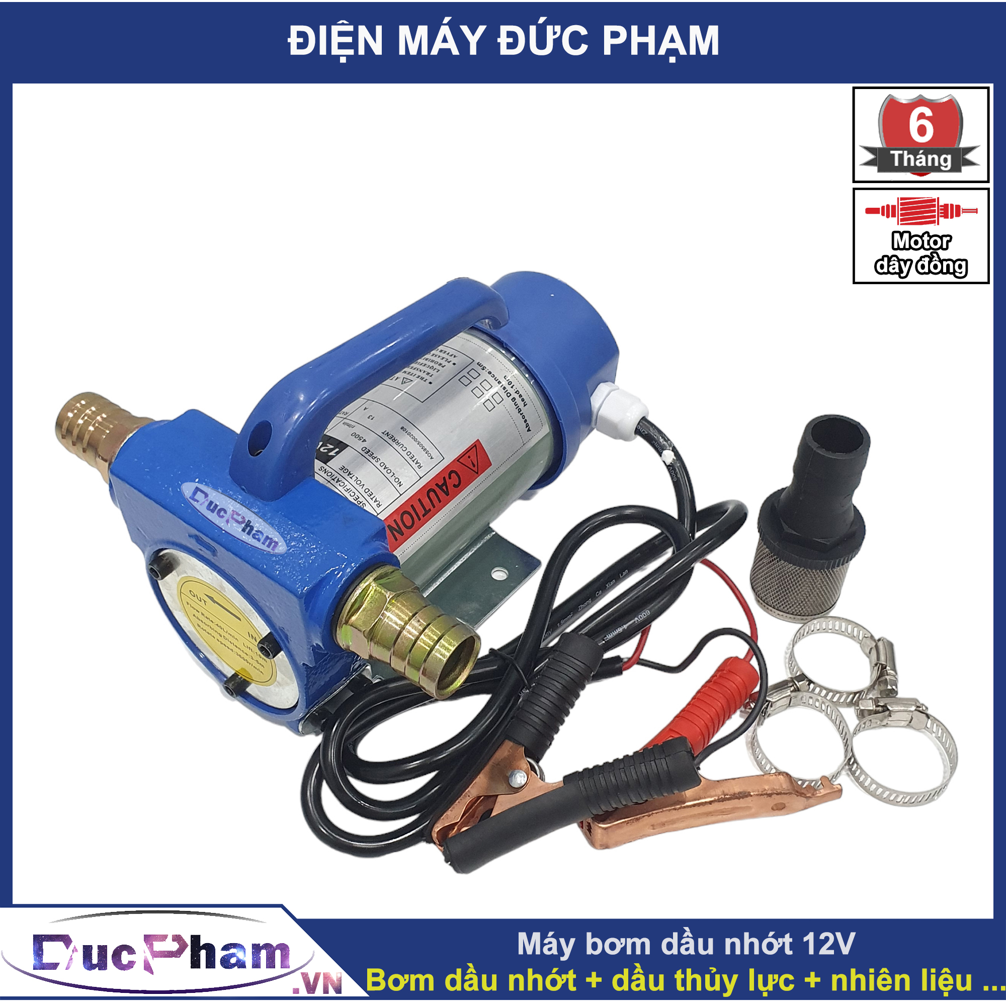 Máy bơm dầu nhớt 12v + 24v | bơm dầu diesel | bơm dầu thủy lực | bơm nhiên liệu