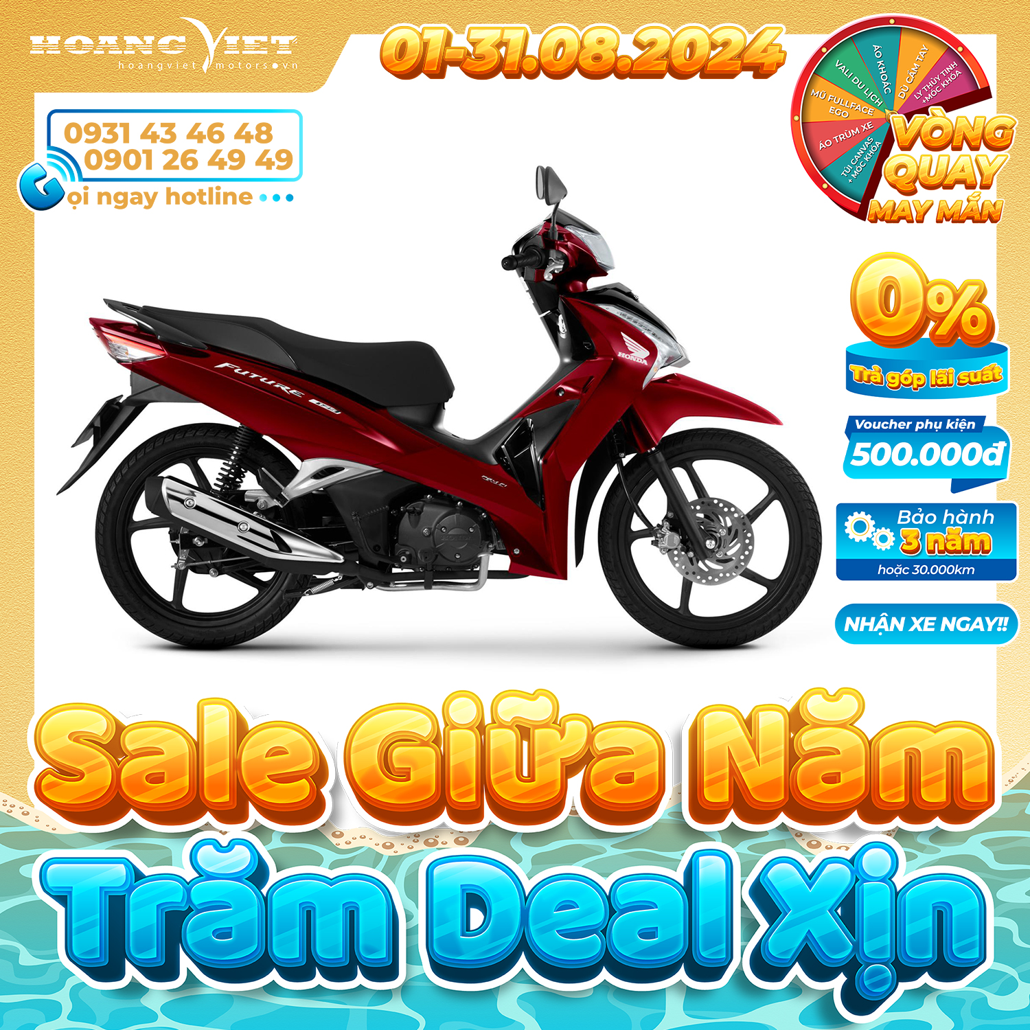Xe máy honda future 125 fi 2024 - phiên bản cao cấp