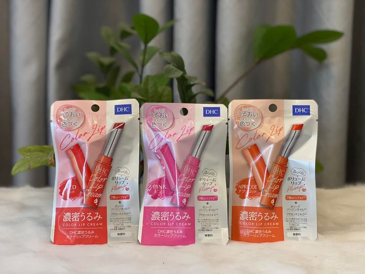 Son dưỡng môi dhc màu color lip cream mẫu mới