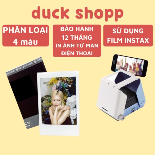 Máy in ảnh màu di động instax mini TAKA TOMY - in ảnh xiaomi pv123 Kiipix