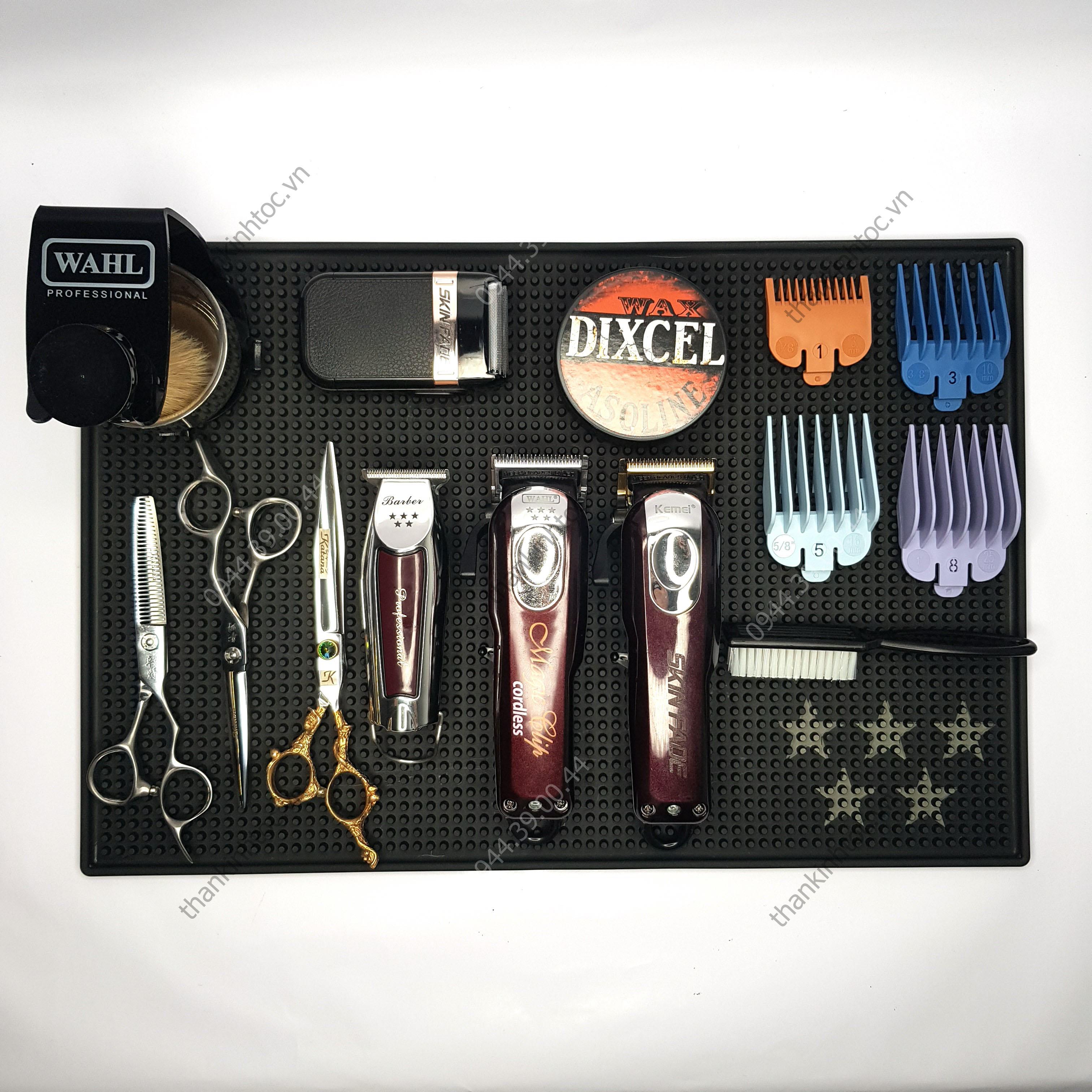 THẢM LÓT WAHL BARBER 5 SAO l Thảm lót tông đơ kéo cắt tóc