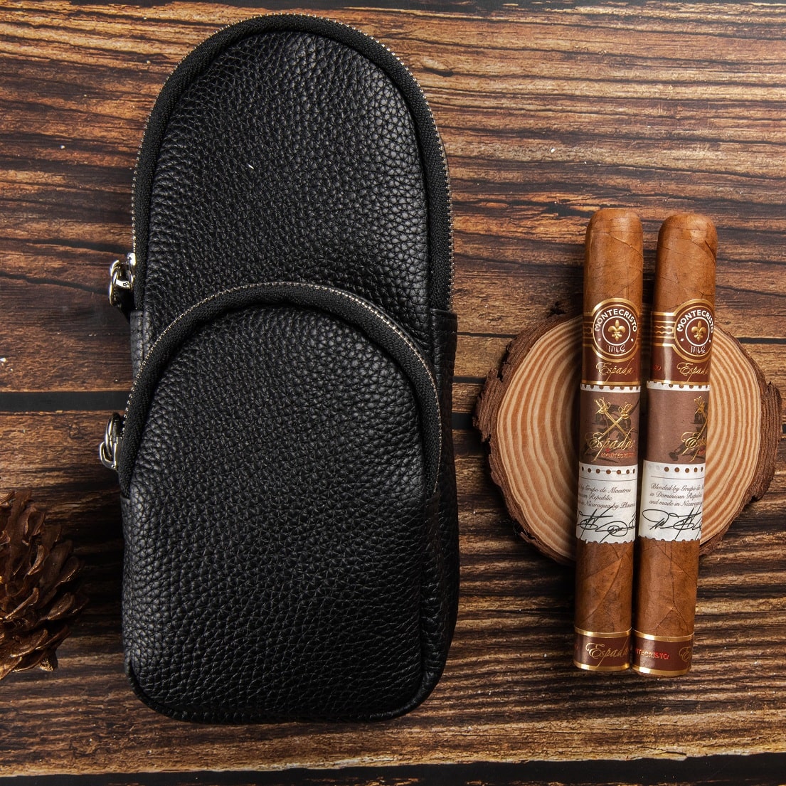 Túi đựng cigar da thật txg001d0 -