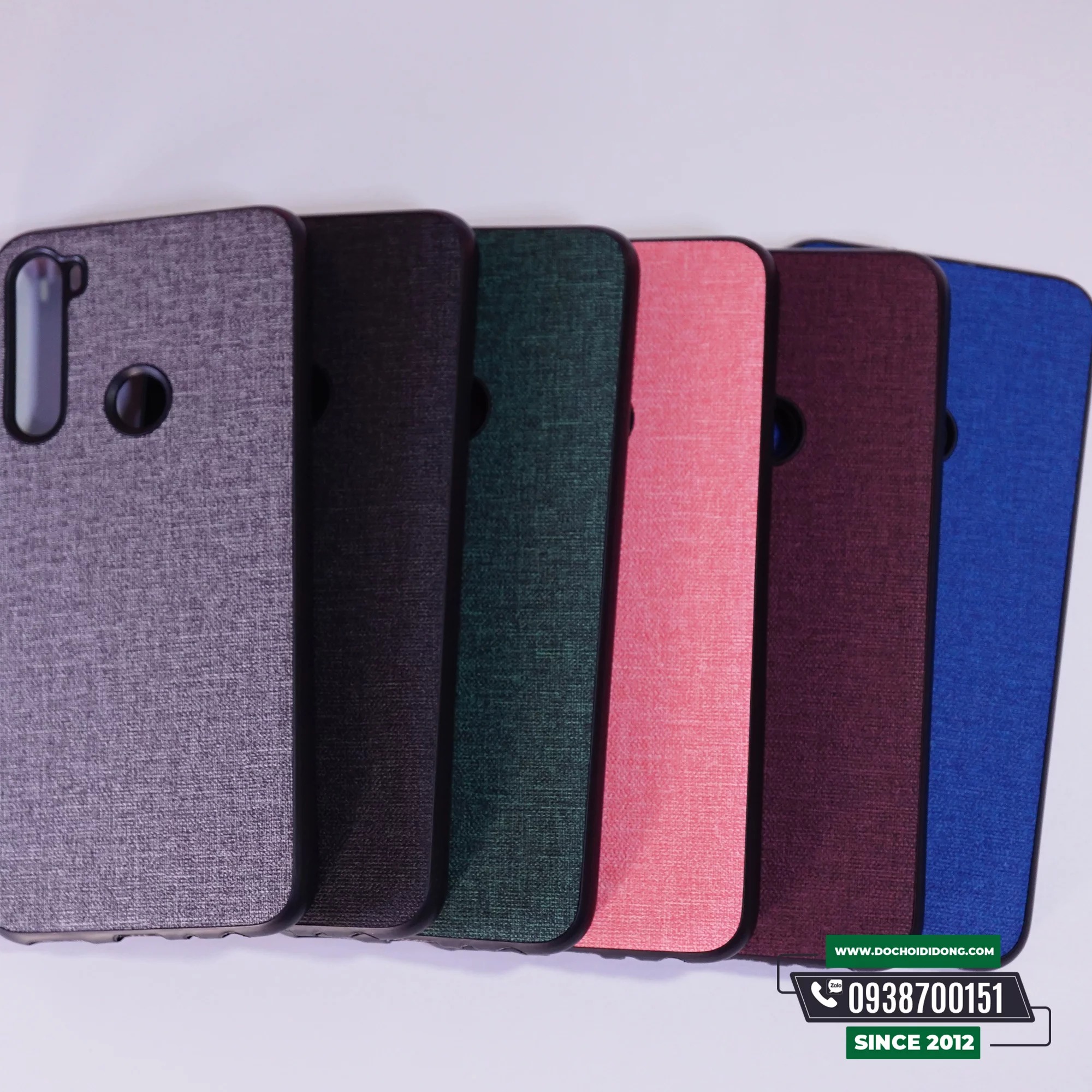 Ốp lưng vải xiaomi redmi note 8