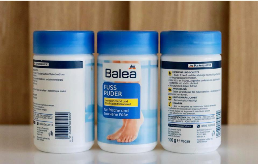 Khử mùi hôi chân Balea dạng bột [Xách tay nội địa Đức]