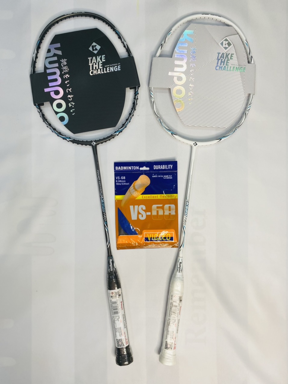 [CHÍNH HÃNG] 1 Vợt cầu lông KUMPOO K520Pro PC99 K520S Căng dây sẵn tặng kèm Cước Căng sẵn 11kg+1 Quấ