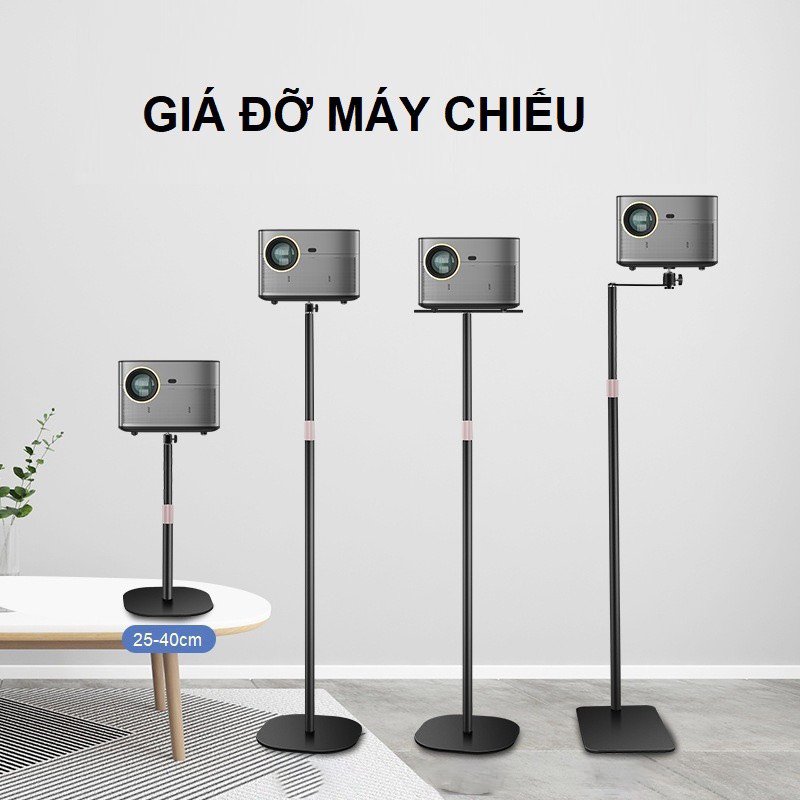 Giá Đỡ Máy Chiếu, Chân Máy Chiếu Xgimi, Beecube, Wanbo, Dangbei, BenQ, Epson, Aun..Chất liệu: Carbon thép + ABS. ốc 6mm lắp mọi loại máy