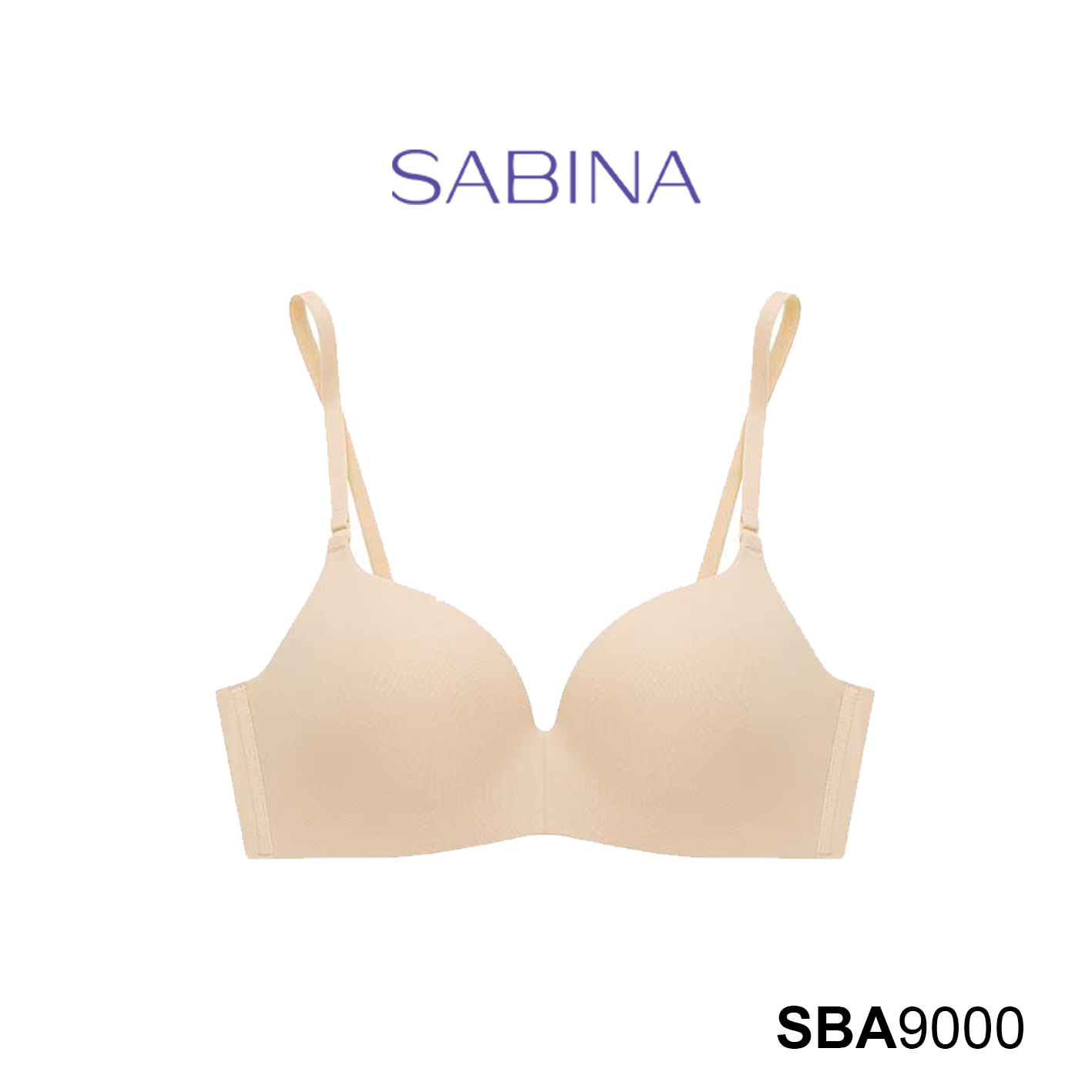   SALE XẢ HÀNG ĐẾN 80%  Áo Lót Mút Dày Nâng Ngực Không Gọng Bản Dây Áo Không Viền May May Basic Doomm Non Wire By Sabina SBA9000 