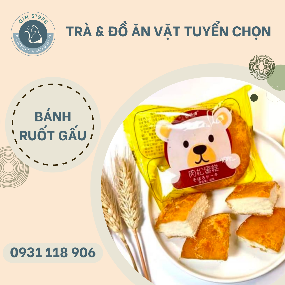 bánh ruốc gấu tuyển chọn