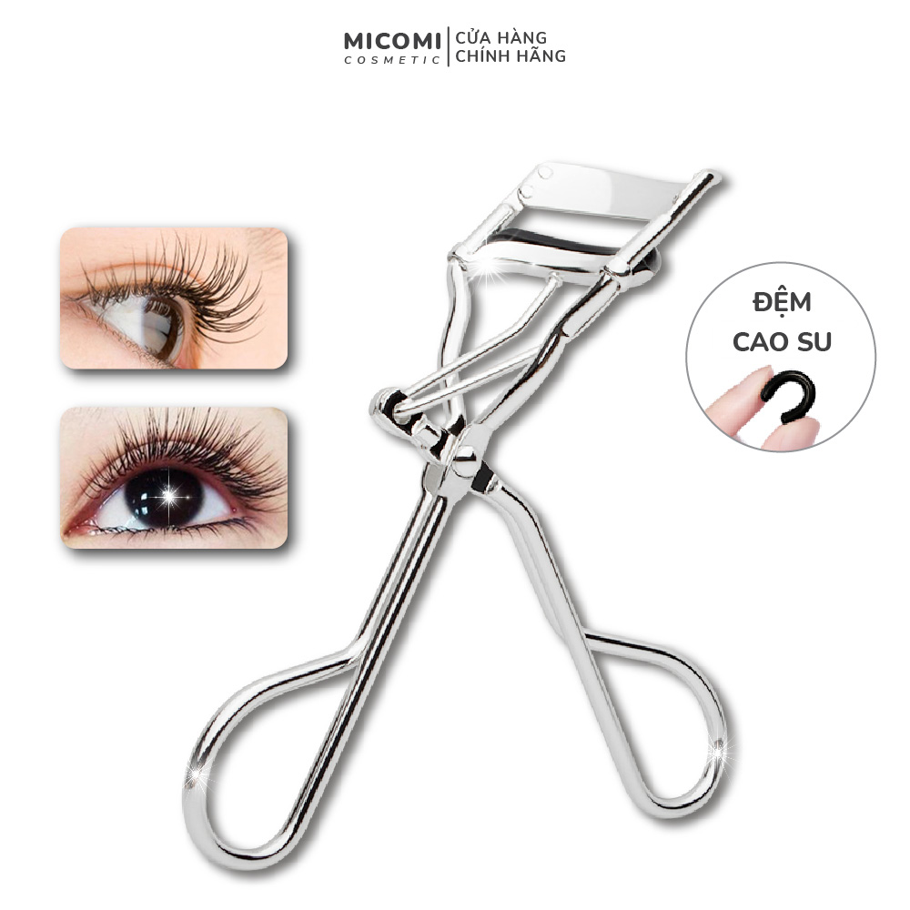 Bấm Mi Kẹp Mi Cong 3D Uốn Cong Lông Mi Thép Không Gỉ Cao Cấp Trang Điểm Make Up Mắt MICOMI Cosmetics