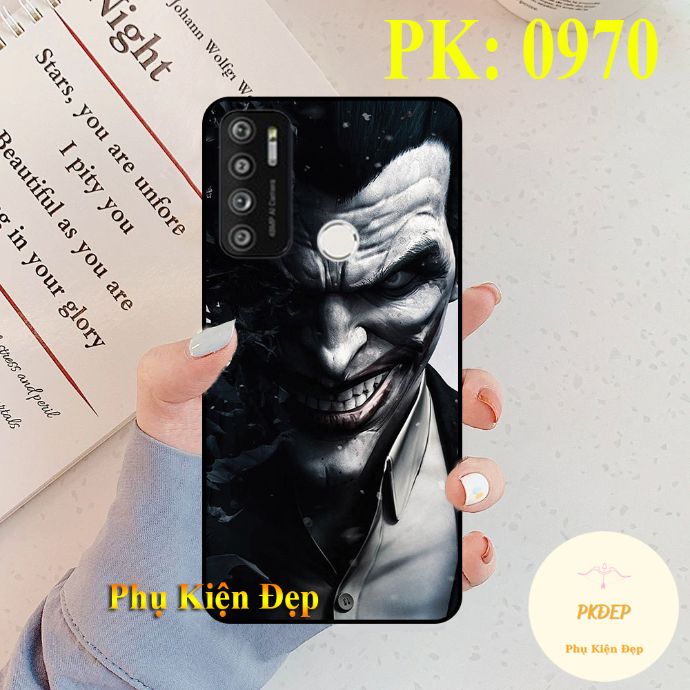 Ốp lưng Vsmart Live 4  dẻo đen in hình chú hề đáng sợ