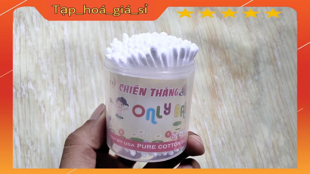 Tăm bông hộp tròn ngoáy tai cho bé(5 hộp)