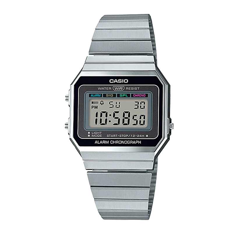 Đồng hồ nam dây kim loại casio a700w-1adf chính hãng