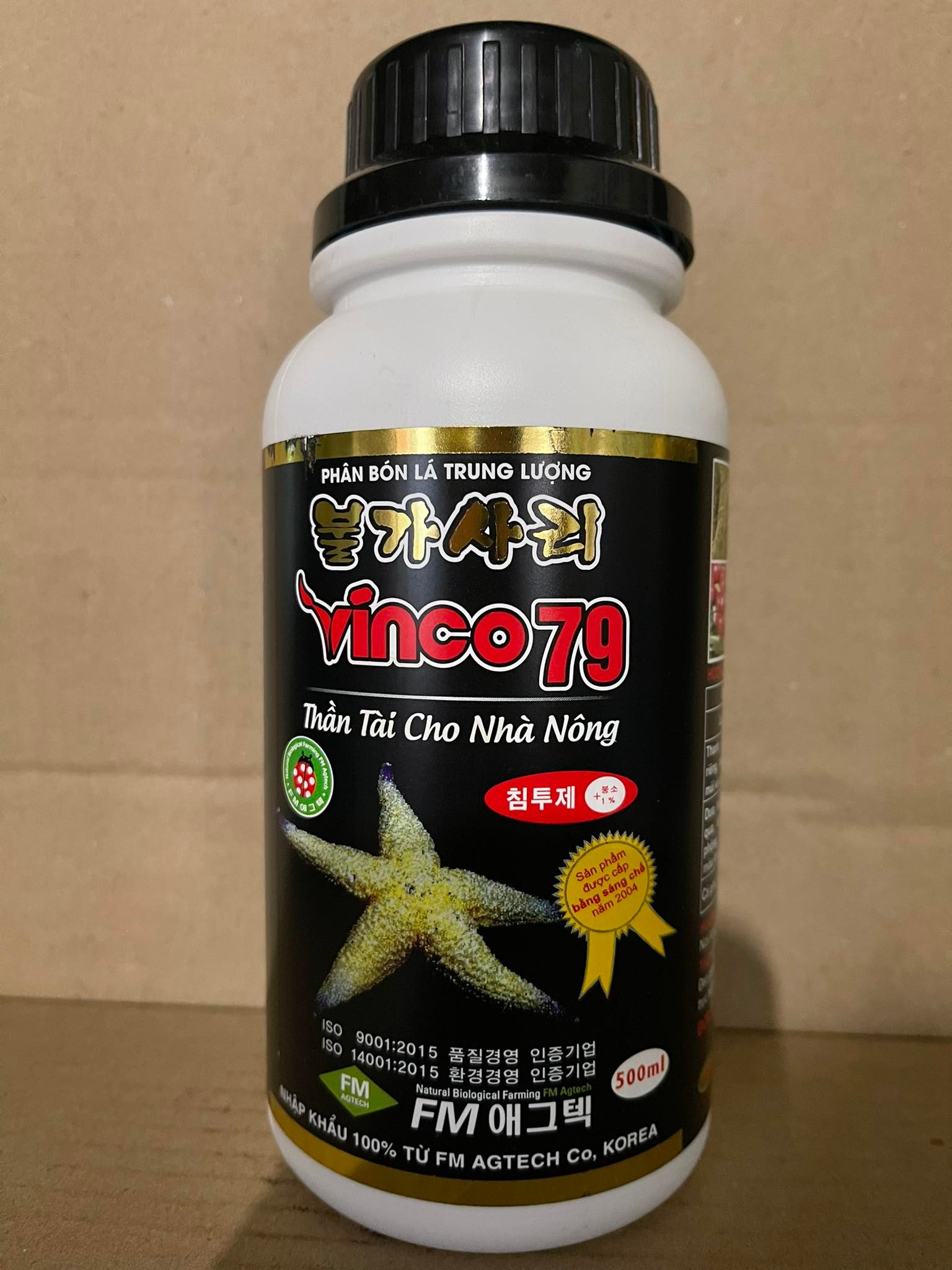 Phân bón lá vinco 79 chai 500 ml chiết xuất từ sao biển