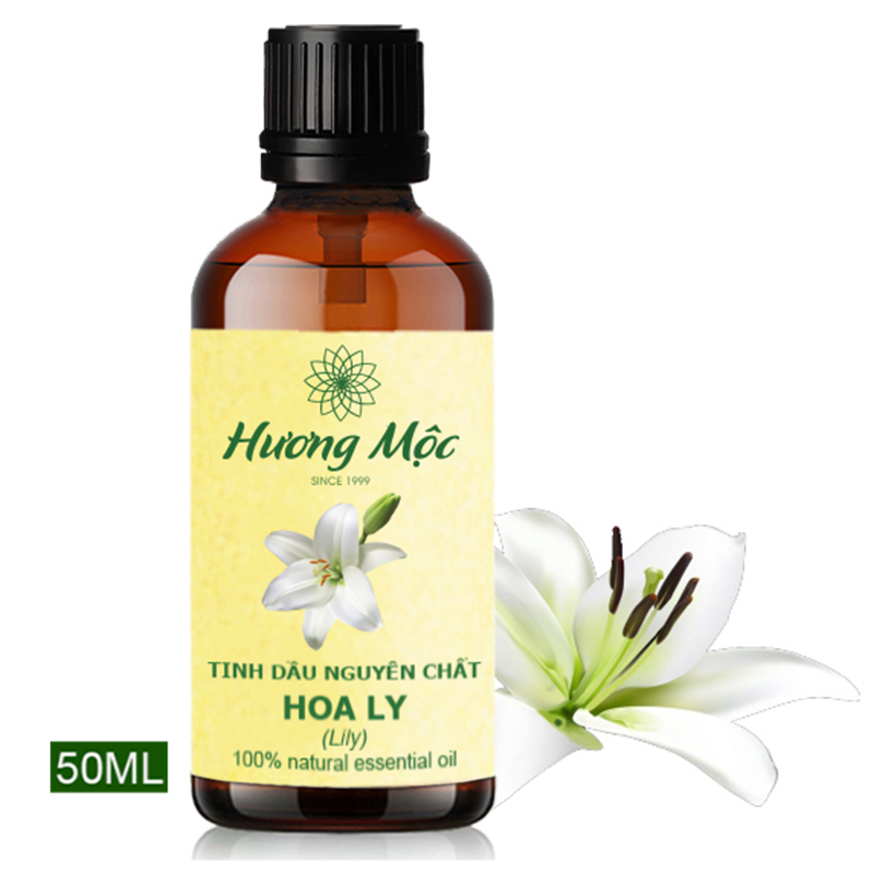 Tinh dầu nguyên chất Hoa Ly 50ML - Lily Essential Oil - Chất lượng cao - có kiểm định nhiều mùi