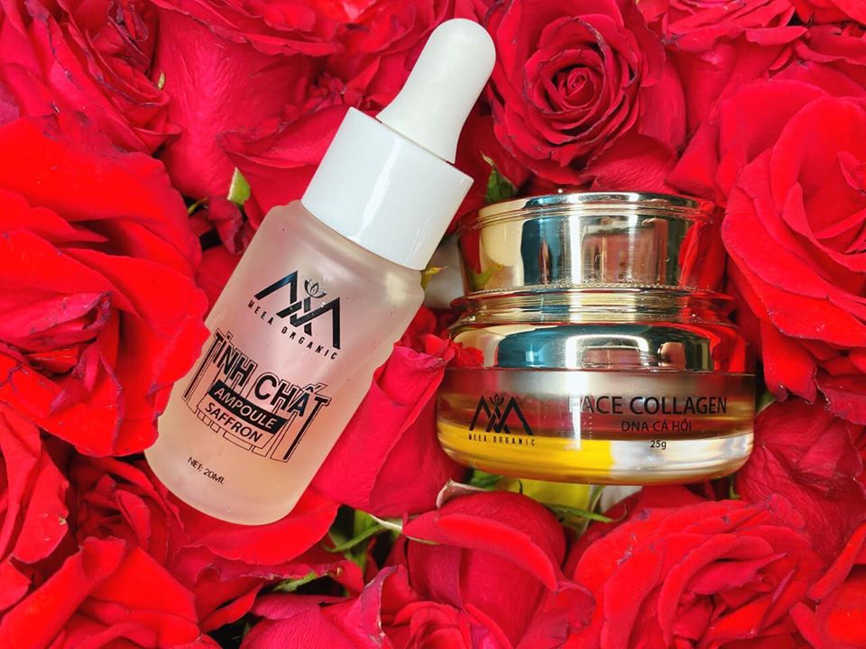 Combo KEM Face & SERUM CÁ HỒI TINH CHẤT AMPOULE SAFFRON COLLAGEN CÁ HỒI