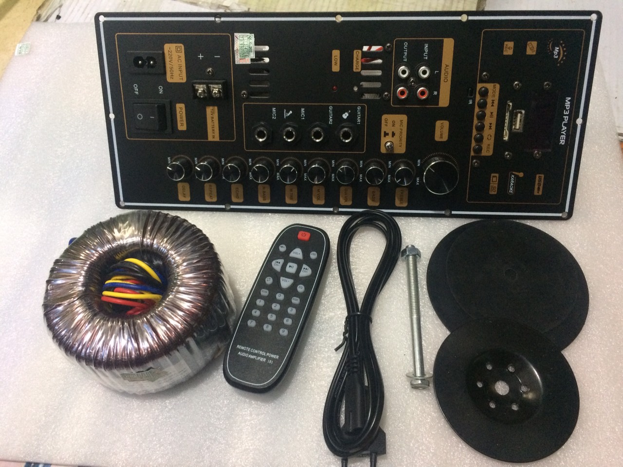 Mạch loa kéo 5 tất đơn 4 tất đôi-bo loa kéo giá rẻ-bo loa kéo có nguồn biến áp xuyến-mạch loa kéo đứng rẻ - MACHLOAKEO