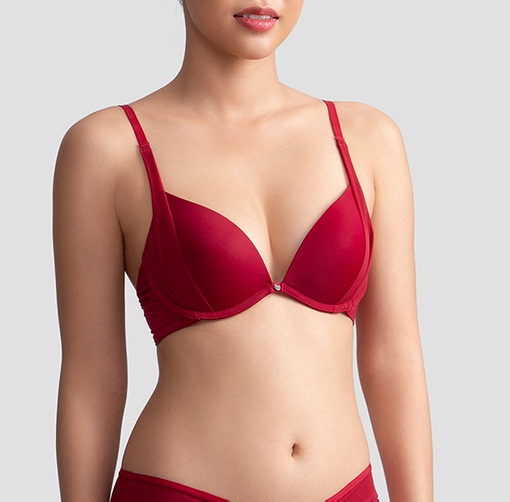 [FREESHIP - 100% HÀNG CHÍNH HÃNG] Áo ngực nữ Corele V. 8137A mút mỏng có gọng ôm ngực nâng nhẹ (Đỏ - Đen - Hồng nhạt)