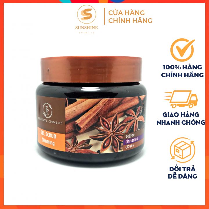 Tẩy tế bào da chết body ⚡⚡ toàn thân quế hồi & cafe exclusive belarus tdc tdbc 380g