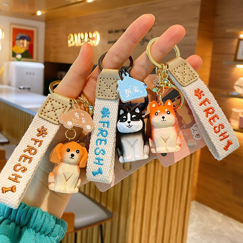 Móc khóa dog family bộ siêu tập key chain