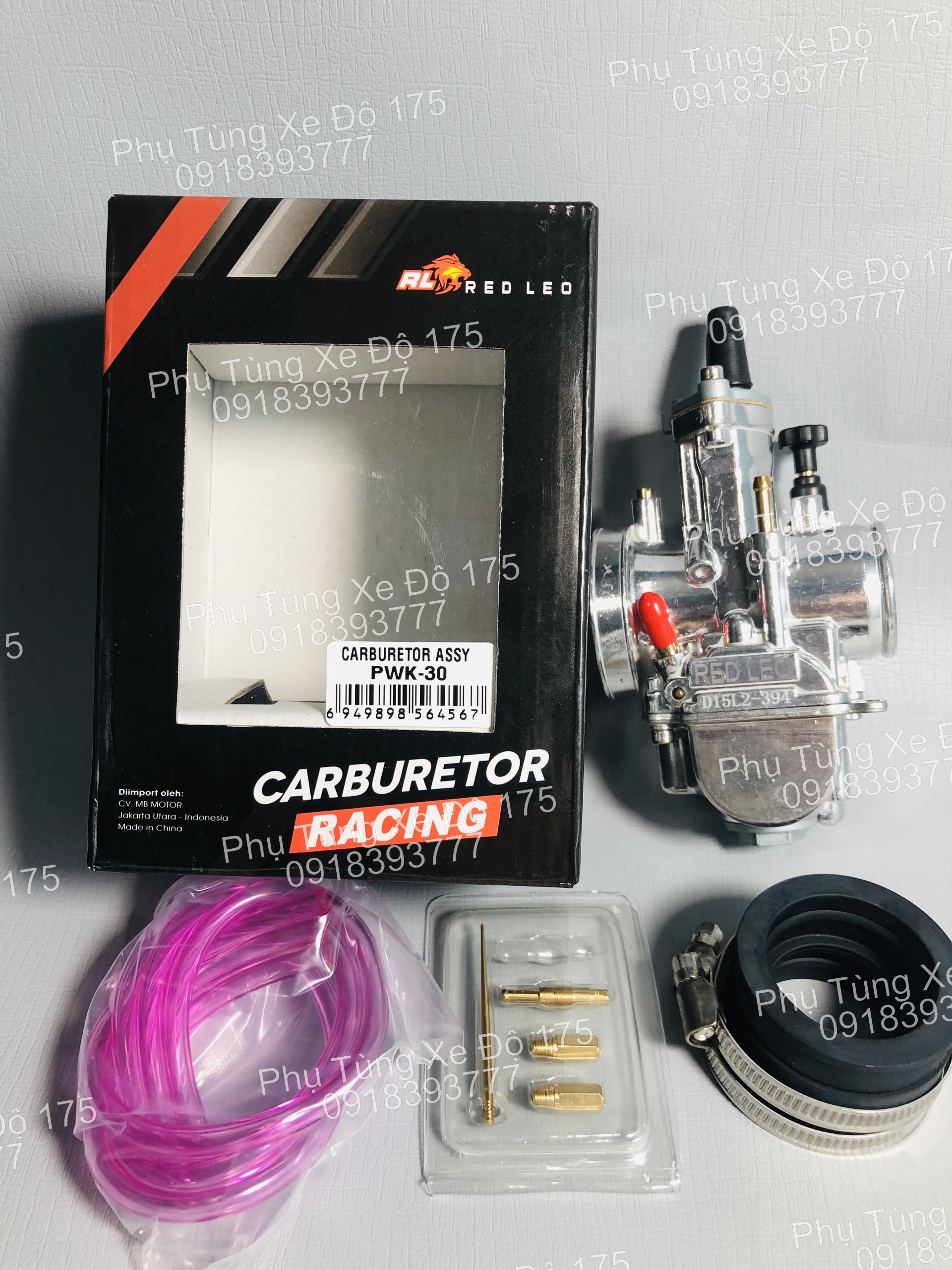 Bình xăng con Redleo Ga dẹp họng 30mm