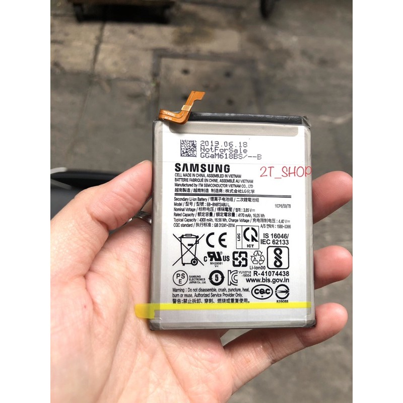 Pin galaxy note 10 plus , dung lượng 4300mah, eb-bn972abu