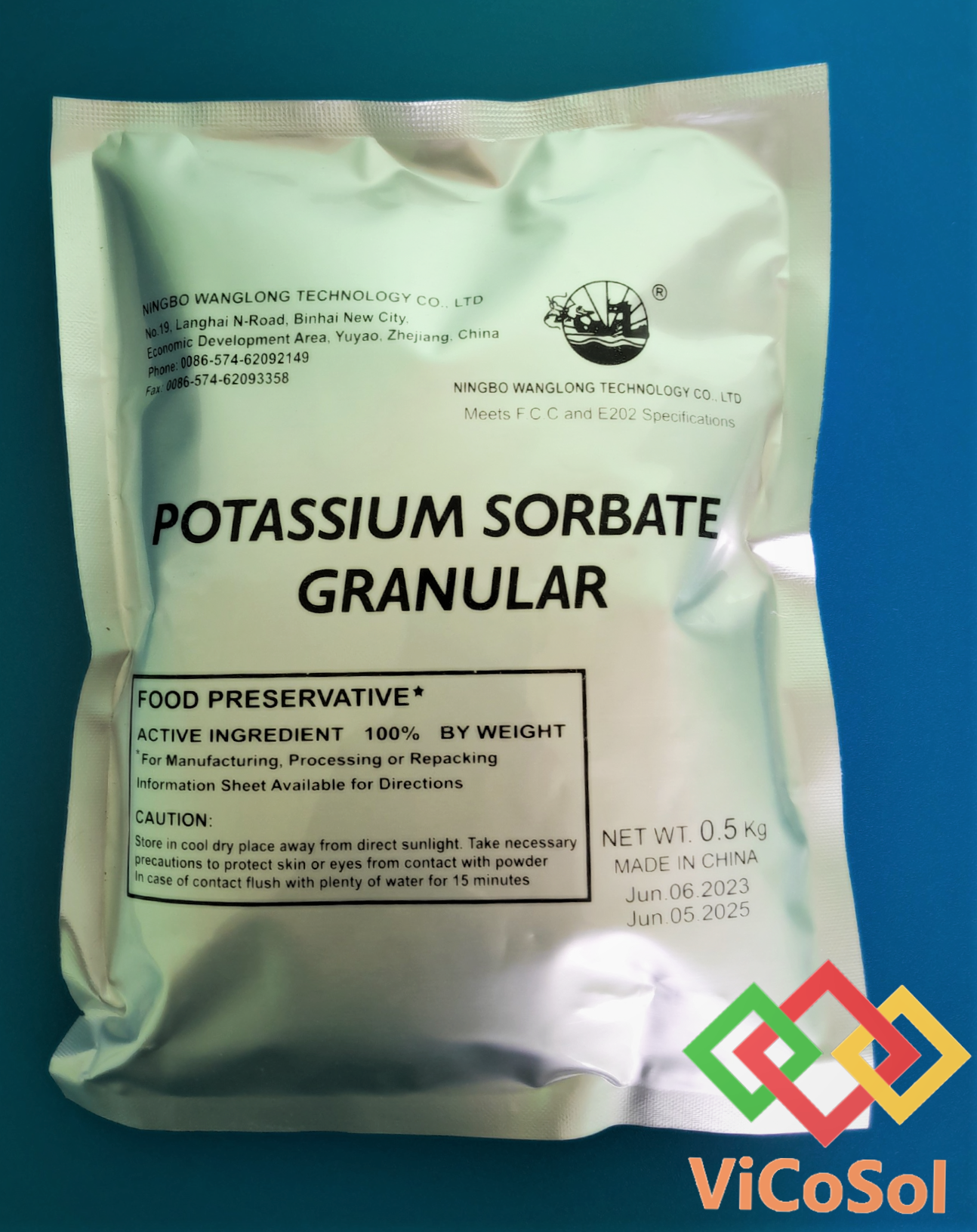 Phụ gia bảo quản thực phẩm, chống mốc Kali Sorbate