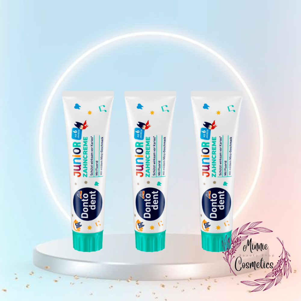 Kem đánh răng trẻ em Dontodent Junior 100ml dành cho bé từ 6 tuổi trở lên - Đức