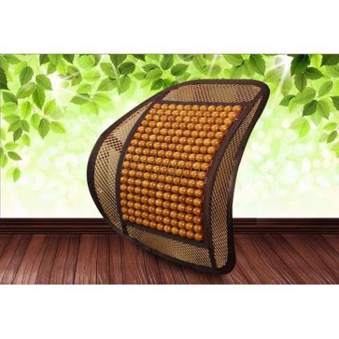 Miếng lót ghế bằng gỗ thông hạt lớn, Đệm lót ghế gỗ, tựa lưng gỗ chống mỏi lưng LOẠI A, hạt không bị vụn vỡ, không nứt, đường may chắc chắn